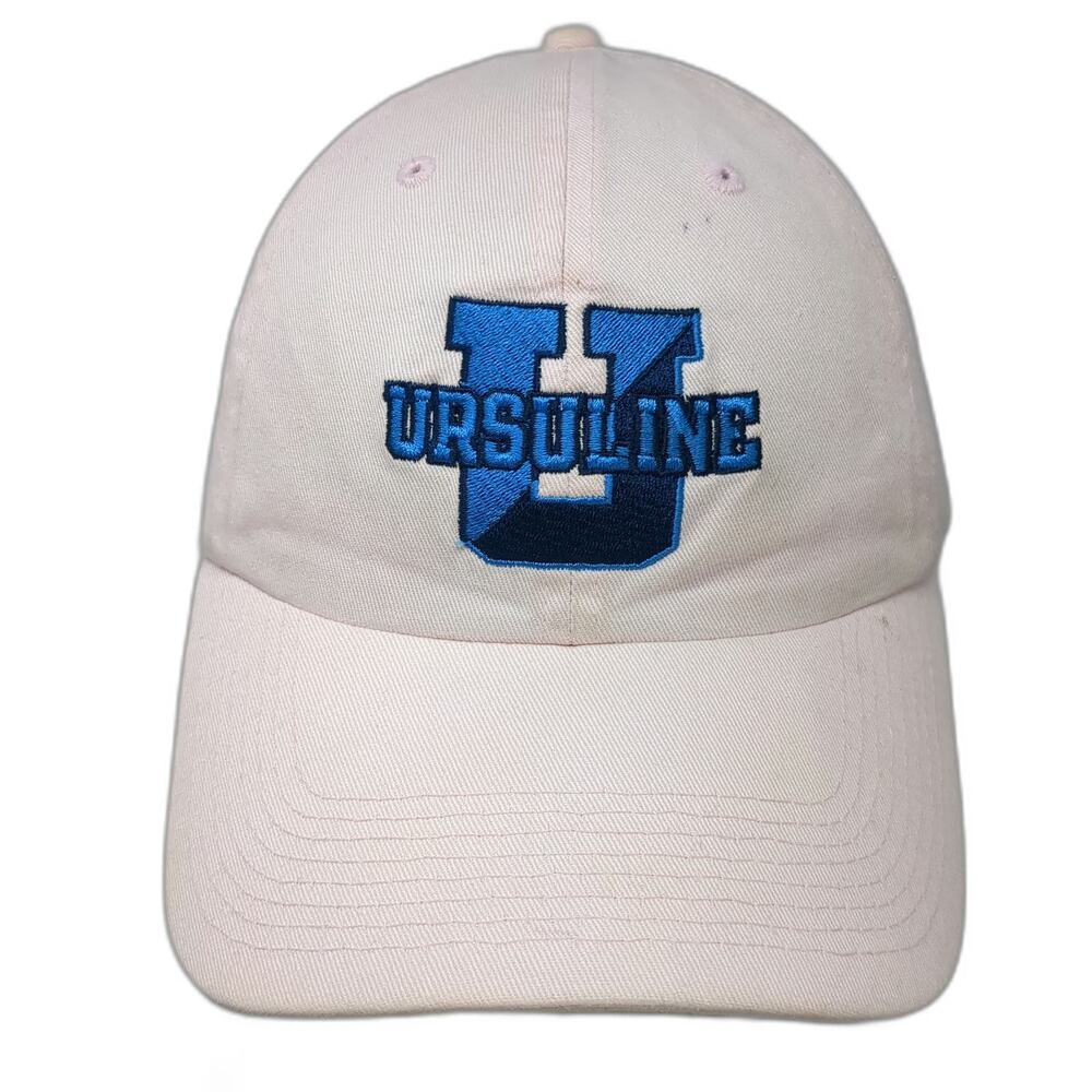Fahrenheit Baseball Cap Pink One Size Ursuline Embroidered Logo Slideback hat